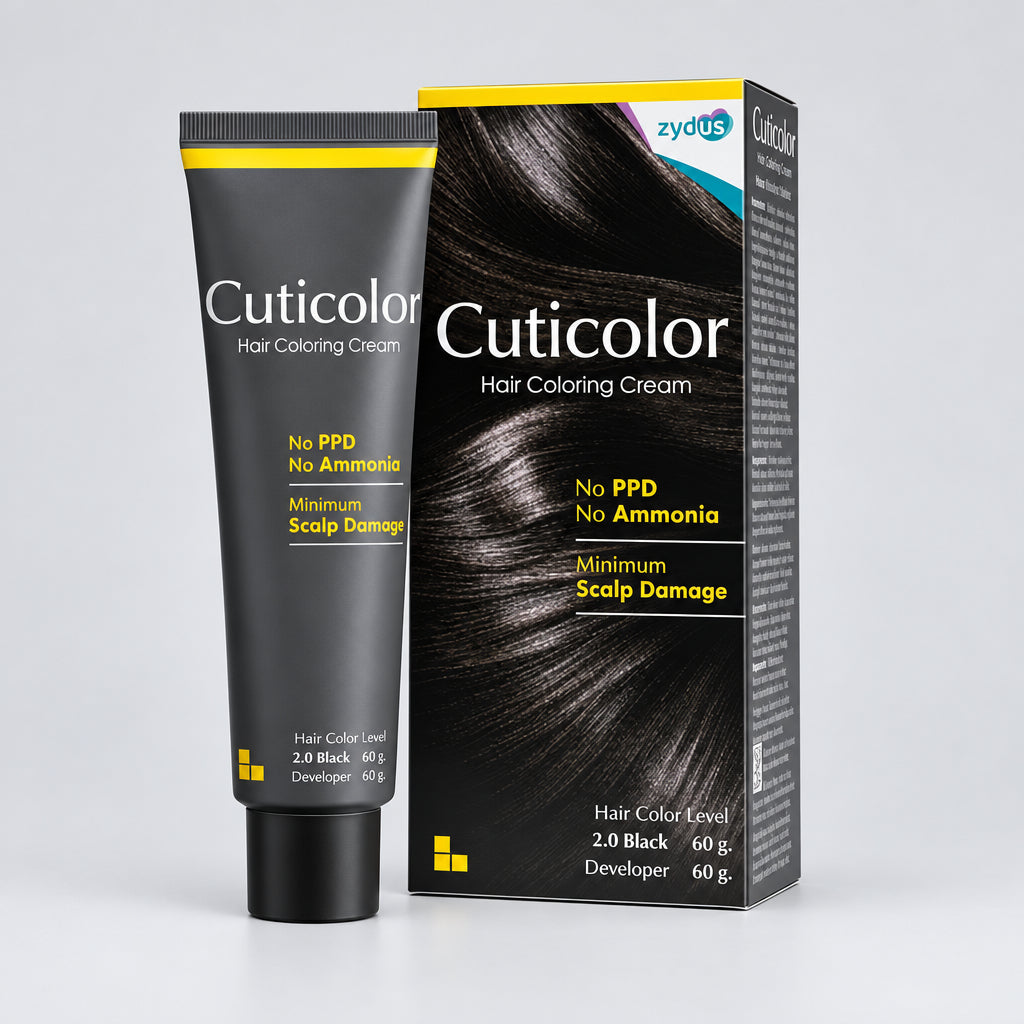 Cuticolor Hair Colour Black, 120gm