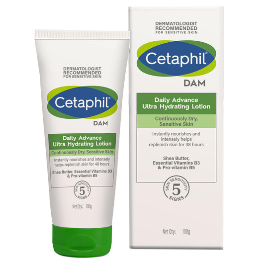 Cetaphil DAM - Daily Advance Ultra Hydrating Lotion, 100gm