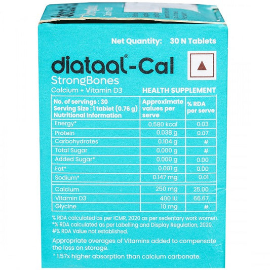 Diataal Cal, 30 Tablets