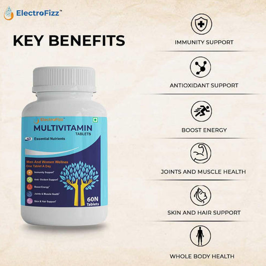 Electrofizz Multivitamin For Men & Women, 60 Tablets