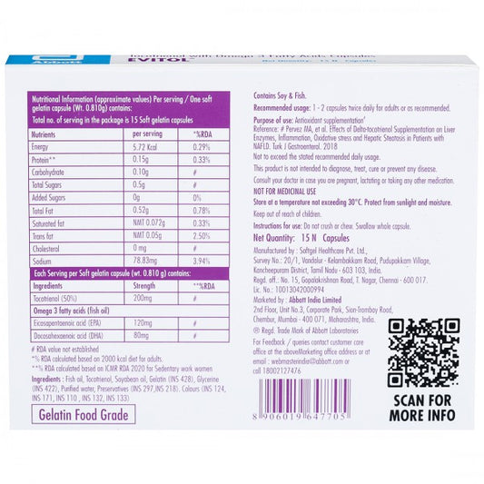 Evitol, 15 Capsules