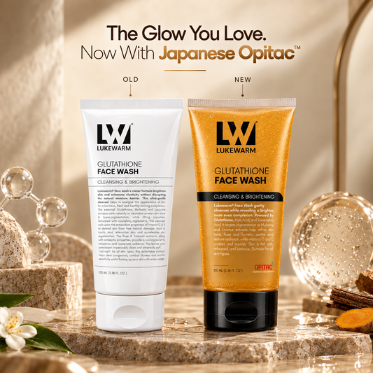 Lukewarm Glutathione Face Wash, 100ml : Gentle Cleanser for a Radiant Complexion