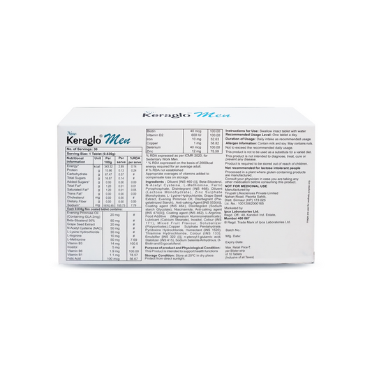 Keraglo Men, 15 Tablets