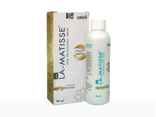 La-Matisse hair revitalizing serum packaging on a white background