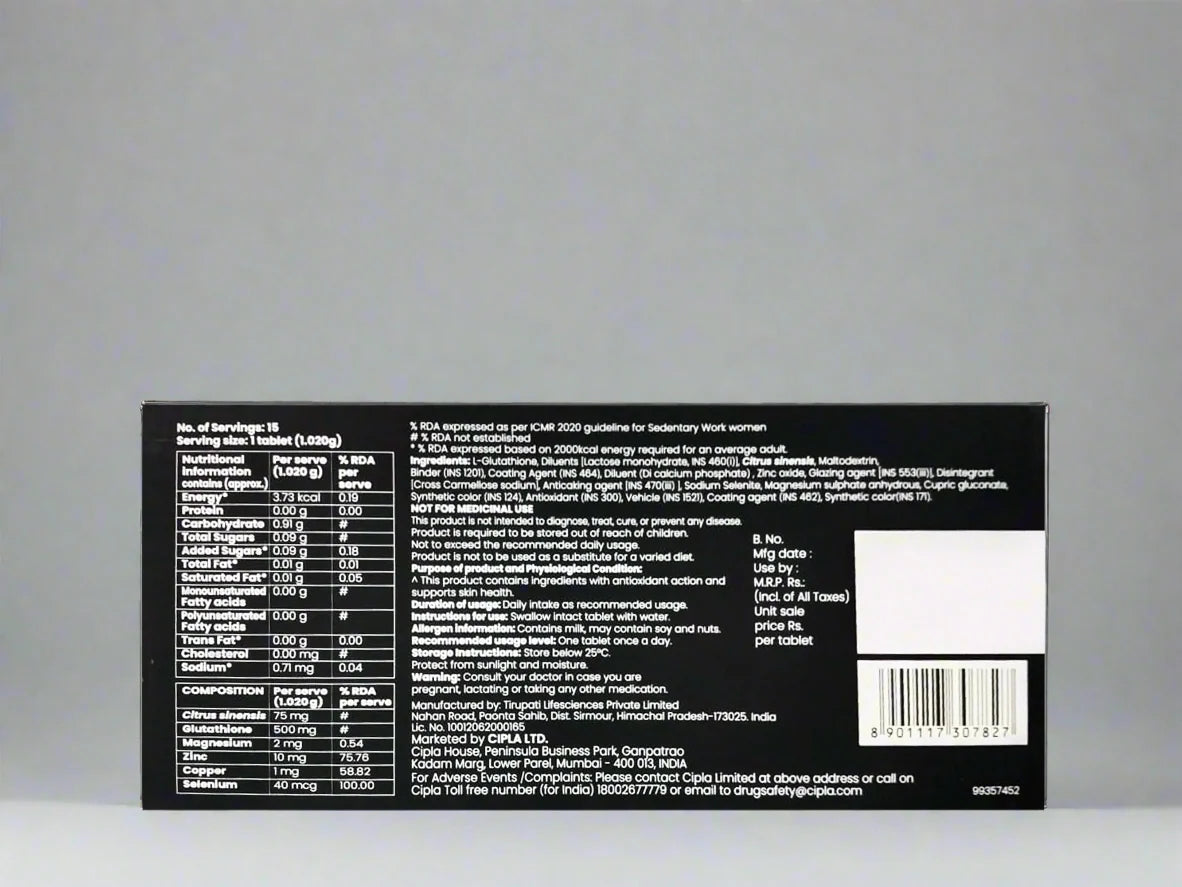Lumacip GLO, 15 Tablets