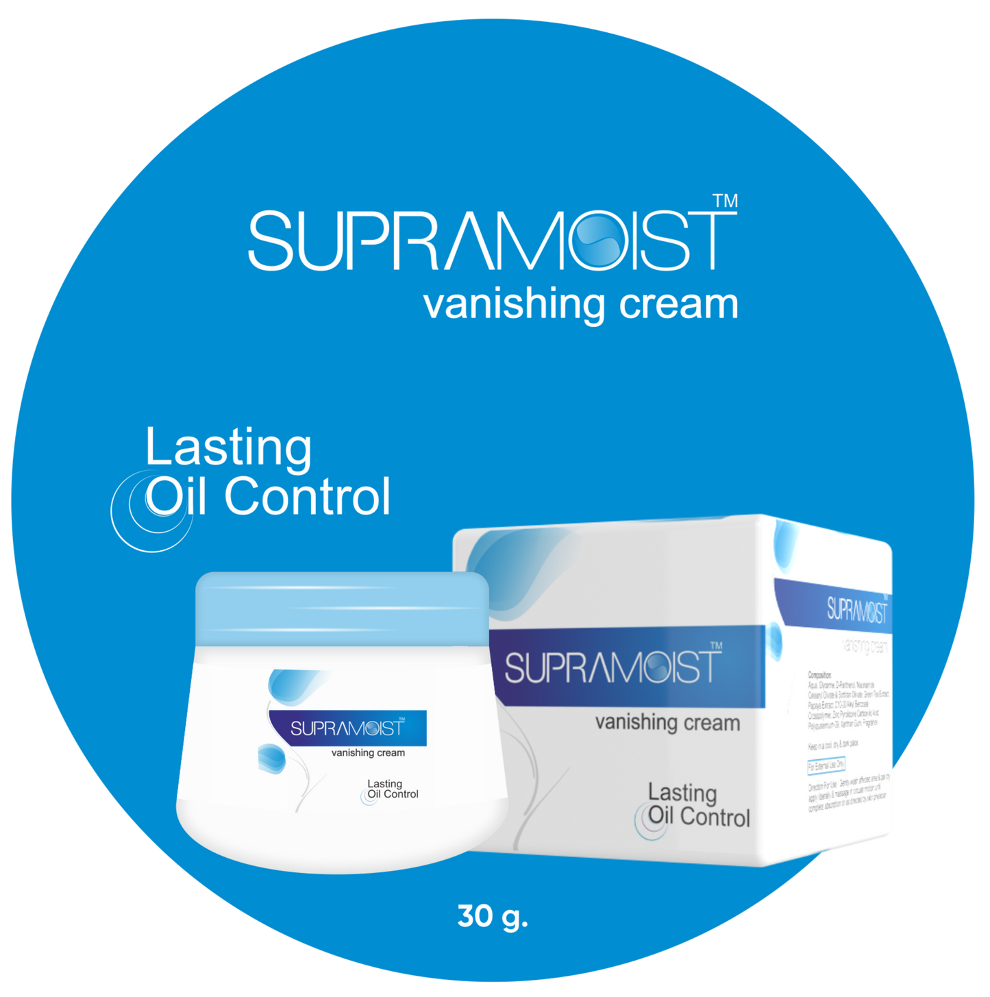 Supramoist Vanishing Cream, 30gm