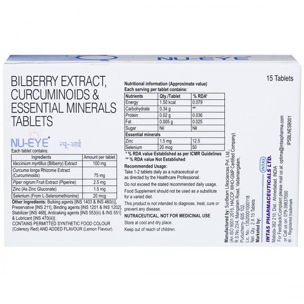 NU Eye, 15 Tablets