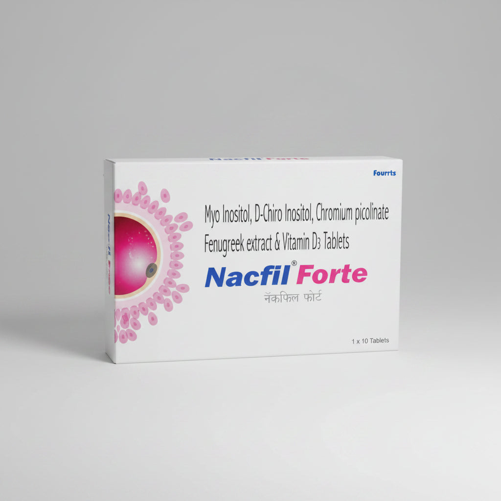 A box of Nacfil Forte Tablets, which is meant for chronic kidney failure patients.