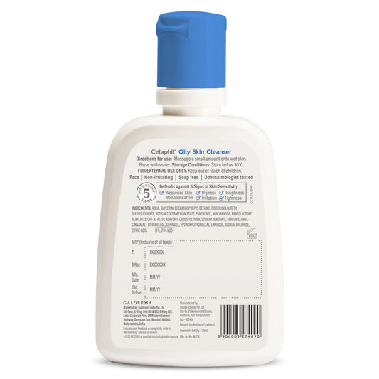 Cetaphil OS Oily Skin Cleanser, 125ml