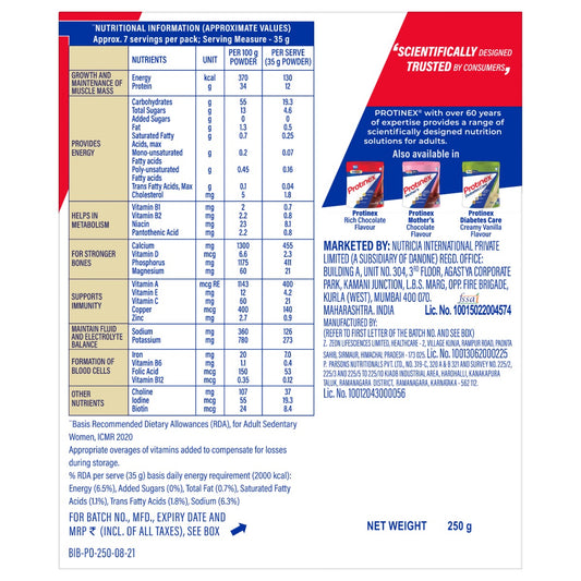 Protinex Creamy Vanilla, 250gm