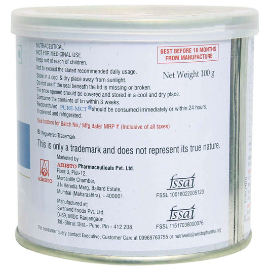Pure MCT Powder, 100gm