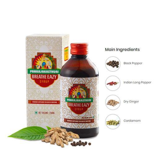 Pankaja Kasthuri Breathe Eazy Syrup, 200ml