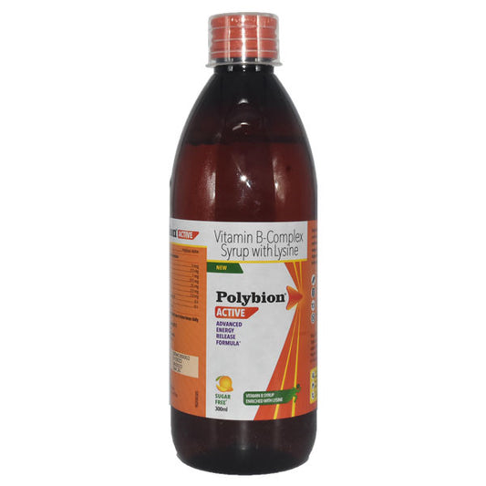 Polybion Active Syrup Sugar Free, 300ml