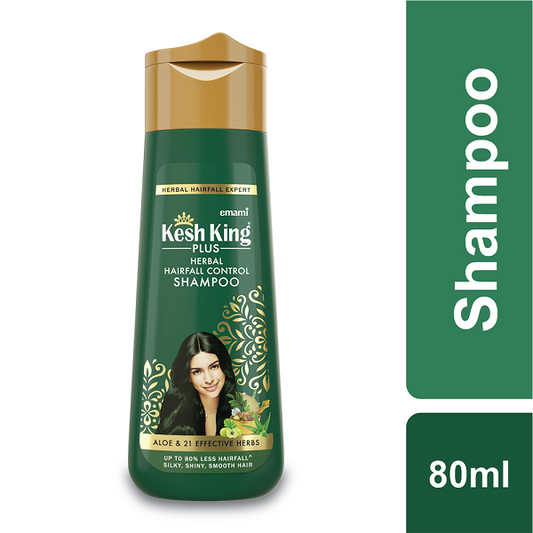 Kesh King shampoo bottle with packaging on a white background