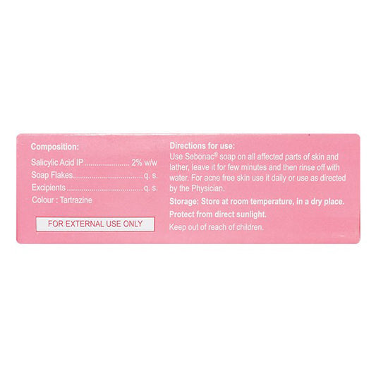 Sebonac Soap, 75gm
