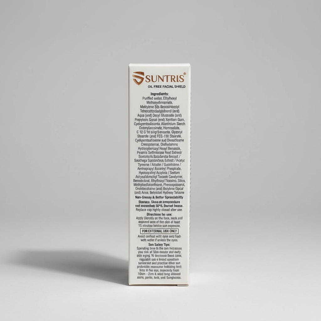 Suntris Oil Free Face Shield SPF 40 PA+++, 50gm