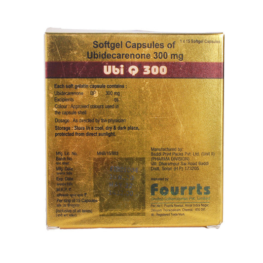 Ubi Q 300 Soft Gelatin, 15 Capsules