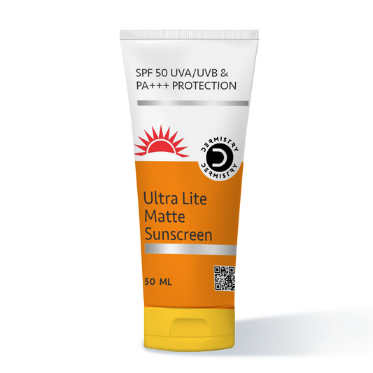 Dermistry UVA/UVB & PA+++ Protection Ultra Lite Matte Sunscreen, 50ml