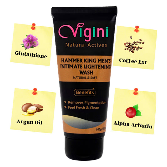 Vigini Lightening Whitening Intimate Hygiene Wash Men, 100gm