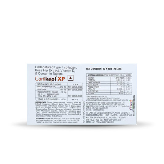 Cartikool XP, 10 Tablets