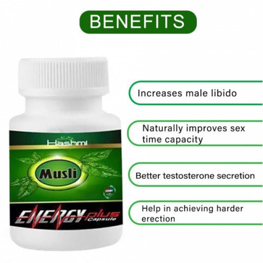 Hashmi MUSLI ENERGY PLUS, 20 Capsules