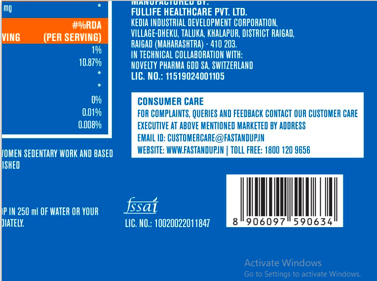 Fast&Up Reload Effervescent (Cola), 20 Tablets