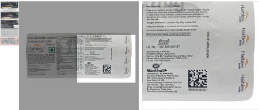Hairbless, 15 Tablets