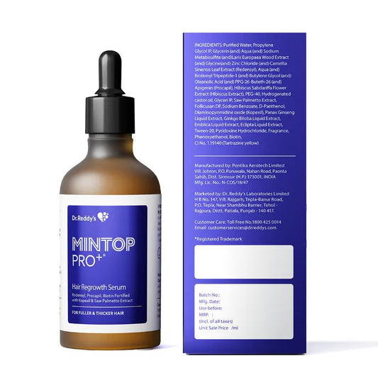 Mintop PRO+ Hair Regrowth Serum for Fuller & Thicker Hair, 50ml