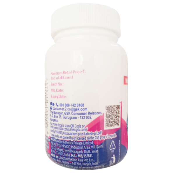 Ostocalcium Plus Chewable,30 Tablets