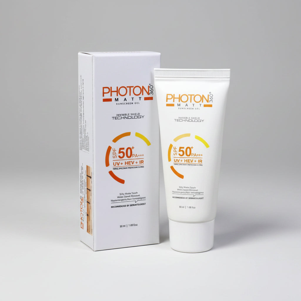 Photon 360 Matt Sunscreen Gel SPF 50+ PA+++, 50ml | Aclaris