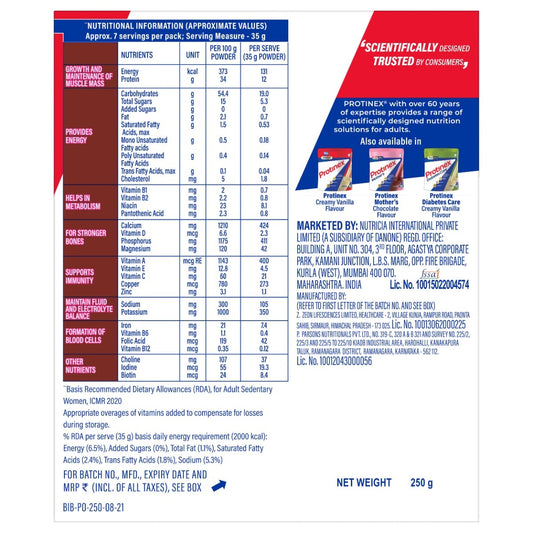 Protinex Rich Chocolate, 250gm