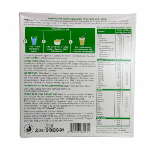 Prohance Vanilla Nutrition Powder, 200gm