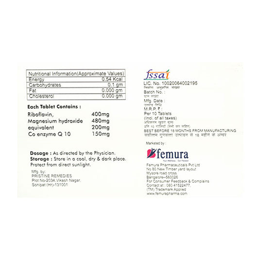Ribofem MQ, 10 Tablets
