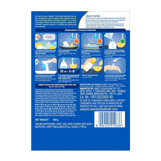 Similac Stage 2 Follow-up Formula, 400gm
