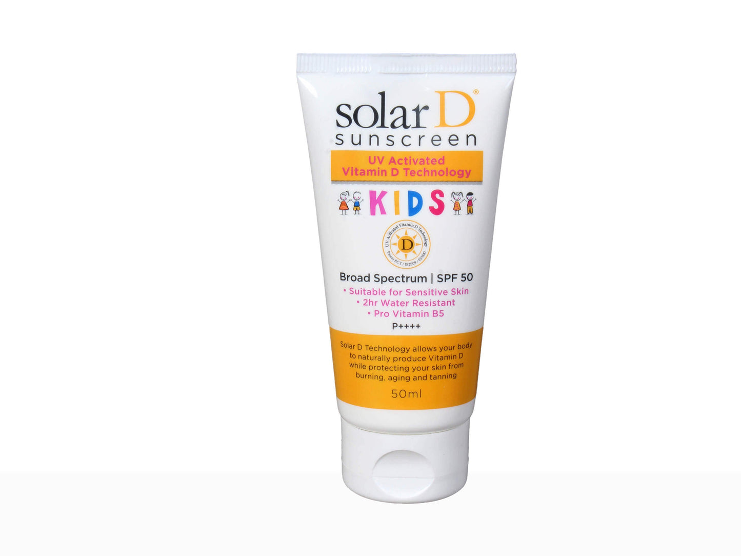 Solar D Kids Sunscreen SPF 50 PA++++, 50ml