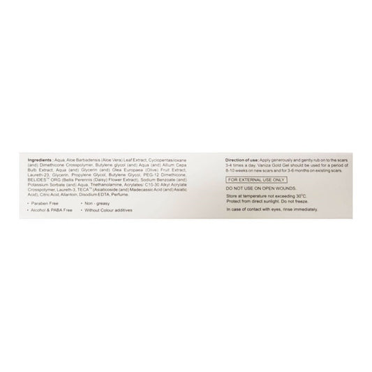 Vaniza Gold Gel, 15gm