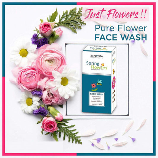 Zenvista Spring Flower Face Wash, 100gm