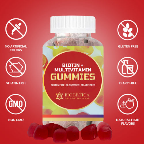 Biogetica Biotin & Multivitamin, 30 Gummy