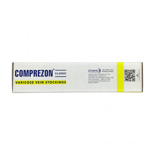 Dyna Comprezon Classic Varicose Vein Stockings - Class 2AD (Below Knee) 31-34 Cms (XXL)