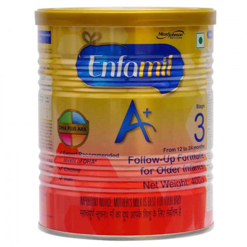 Buy Enfamil A+ Stage 1: Infant Formula (0 To 6 Months) 400Gm, Powder Online  at Low Prices in India 