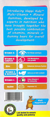 Happi Kidz Multi-Vitamin & Minerals, 30 Gummies