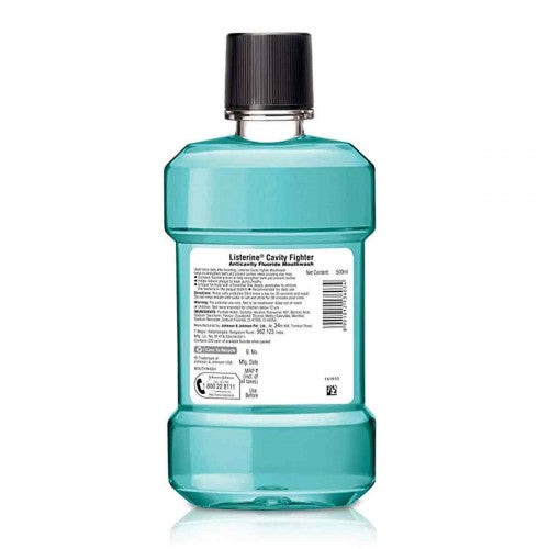 Listerine Cavity Fighter Mouthwash, 500ml