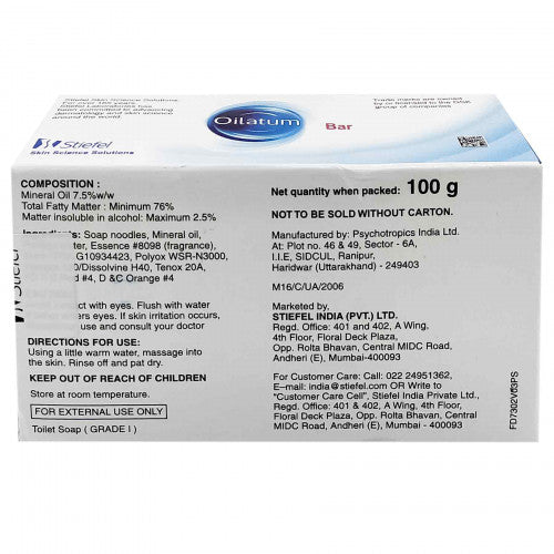 Oilatum Bar, 100gm