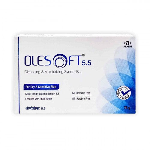 Olesoft 5.5 Moisturizer Soap, 75gm