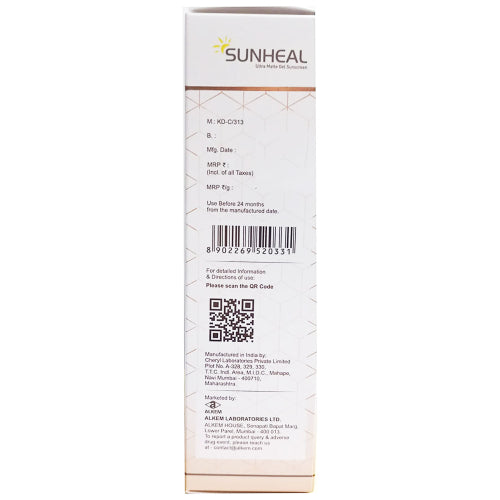 Sunheal Ultra Matte Gel Sunscreen SPF 50+ PA++++, 50gm