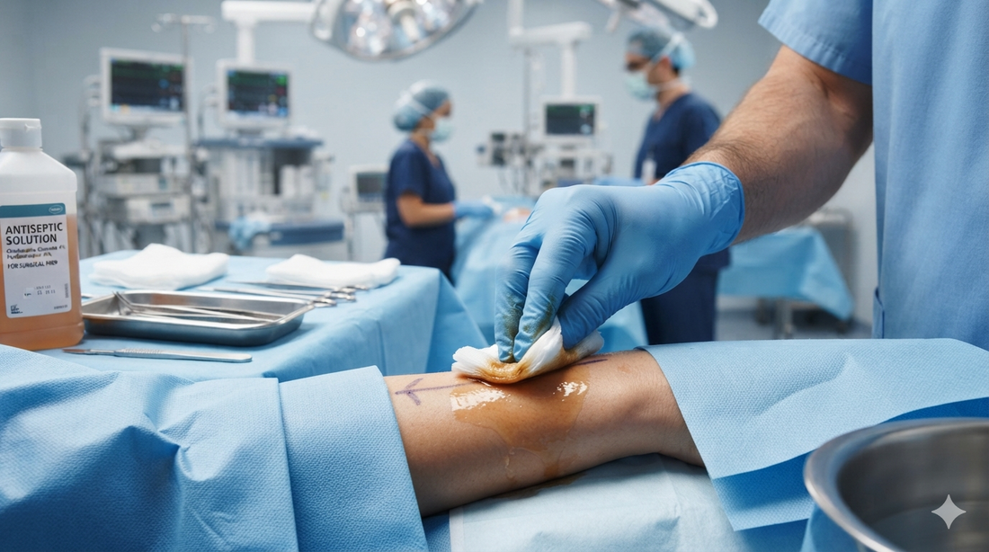 Antiseptic Solutions Used in Surgery: Types, How They Work & What Surgeons Actually Use