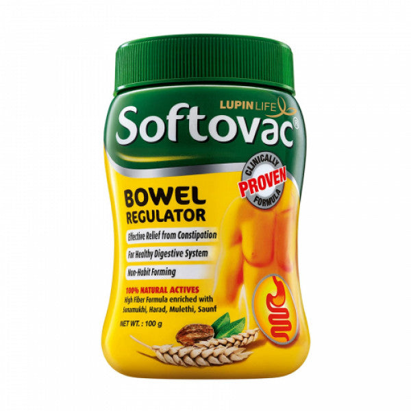 Softovac Bowel Regulator Powder, 100gm (Rs. 1.85/gm)