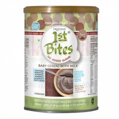 Pristine 1st Bites Organic Ragi Baby Cereal, 400gm (No Added Sugar)