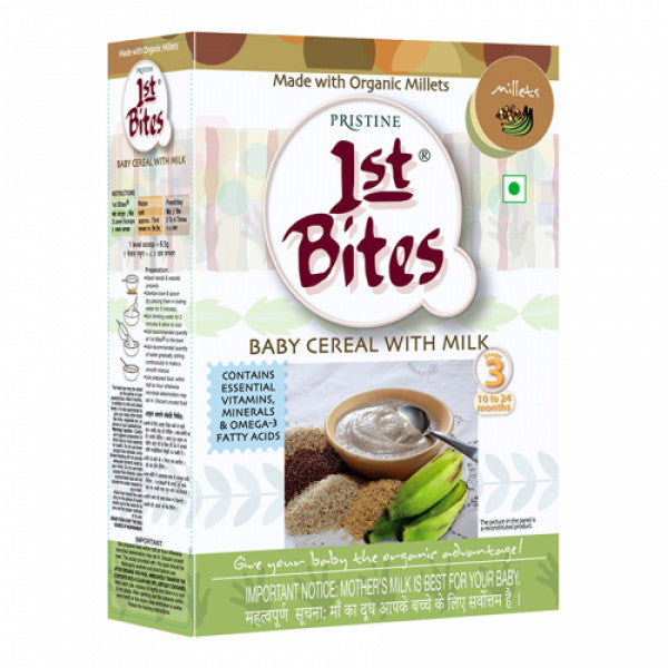Pristine 1st Bites Organic Millets Baby Cereal Stage 3, 300gm