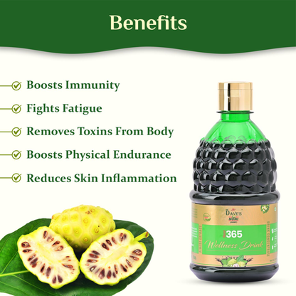 The Dave's Noni Natural & Organic 365 Immunity Booster Noni Juice, 500ml